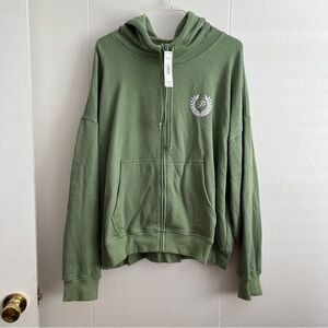 Victoria's Secret Pink Olive Hoodie